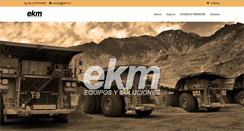 Desktop Screenshot of ekm.cl